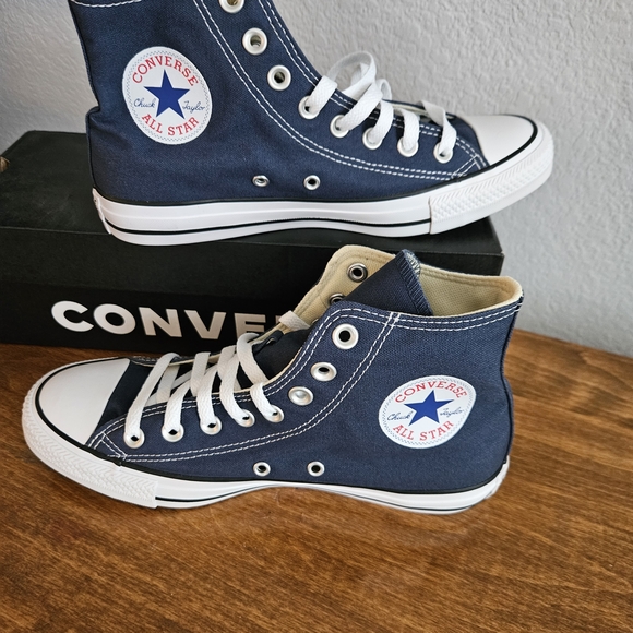 Converse Shoes - Converse Classic Blue High-Tops. Womens 8.5 Or Mens 6.5